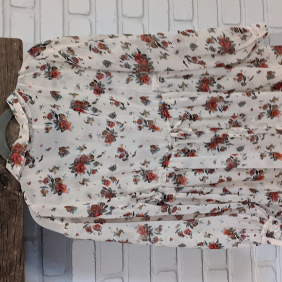 Free People Over sized Floral Tunic - Picture 5 of 6
